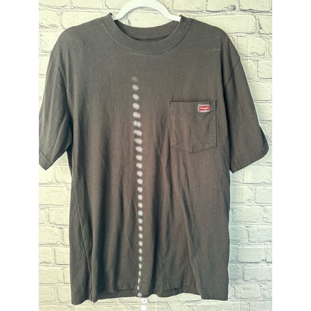 Wrangler Men’s Workwear Pocket T-Shirt – Black – Size Medium